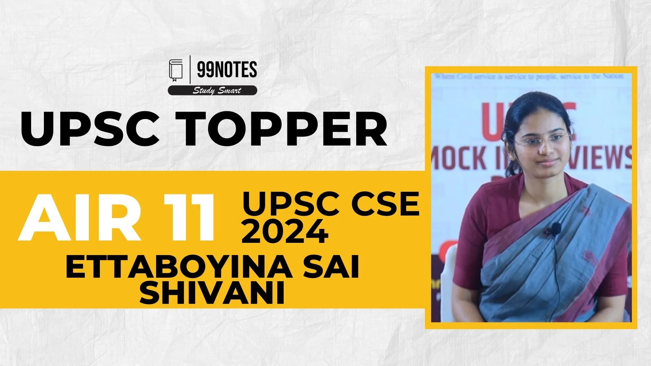 Ettaboyina Sai Shivani: UPSC AIR 11 2024: Biography, Education, Attempts, and more