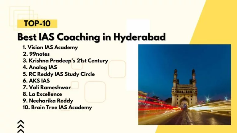 Best IAS Coaching in Hyderabad With Low Fees & Complete Contact Details